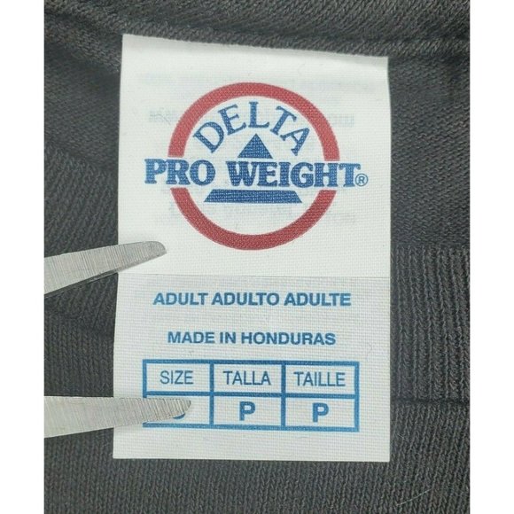 Inconceivable Graphic Women Black Yellow Small Delta Pro Weight T Shirt - Picture 7 of 9